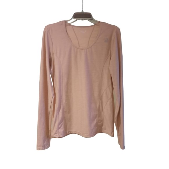 Reebock Long Sleeve Pink Active Top Size Large - Picture 1 of 6